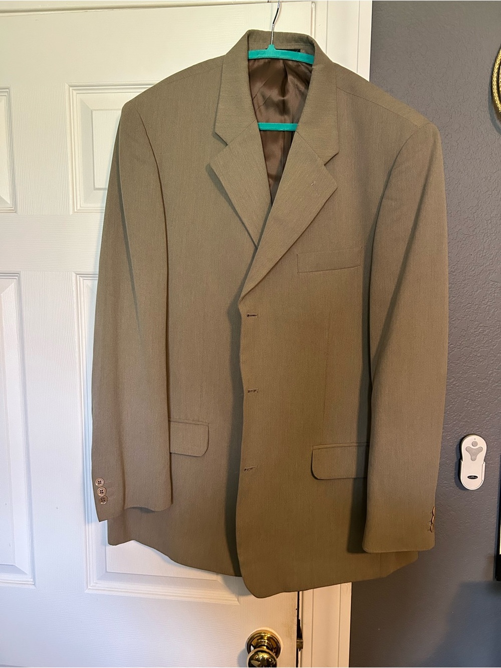 Bachrach Olive Green Sport Coat - Notch Lapel Blazer